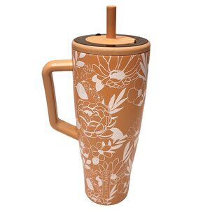 BruMate X Holley Gabrielle 40 oz Era StrawTumbler in Sandstone Bloom